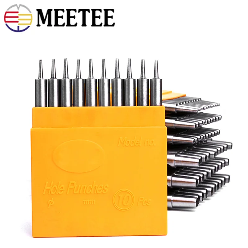 Meetee круглые Дырокол пояс для пробивки отверстий в коже дырокол 1-25 мм BD059 | Дом и