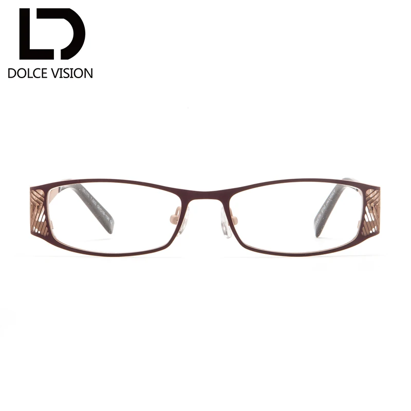Прямоугольные оптические очки dolce vision диоптрий астигматизм линзы по рецепту