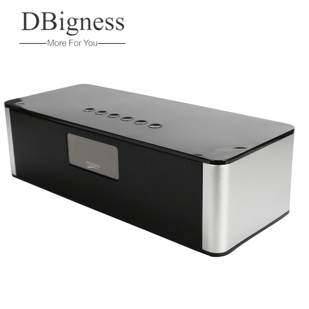 Dbigness беспроводной Bluetooth динамик с будильником портативный сильный бас стерео S