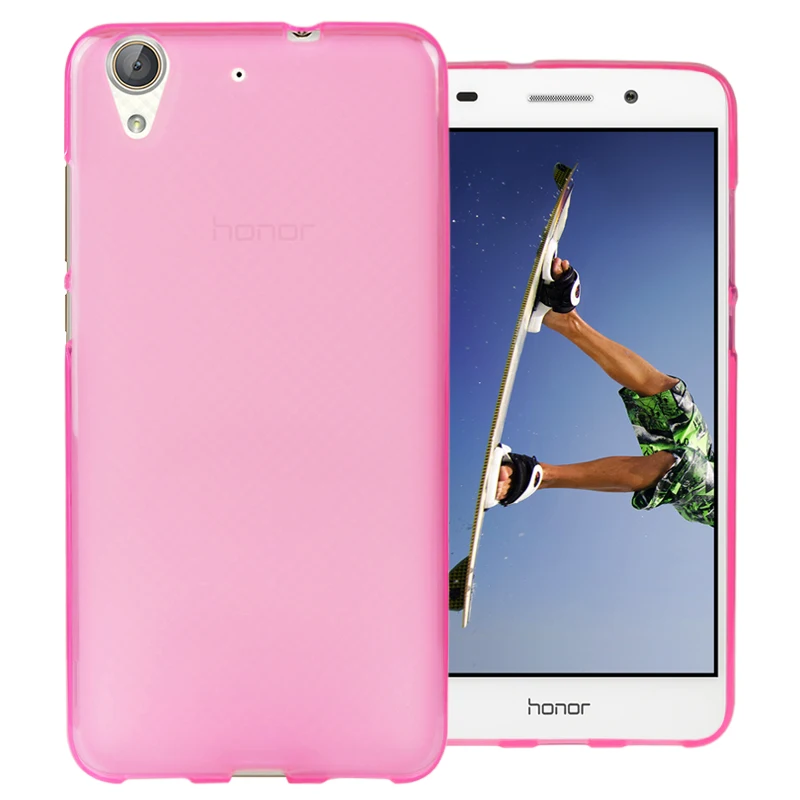 Мягкий силиконовый чехол ТПУ для HuaWei Honor 5A Play 4G LTE Противоскользящий гибкий