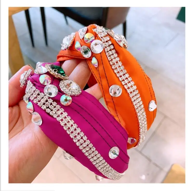 Женские повязки на голову с драгоценными камнями |