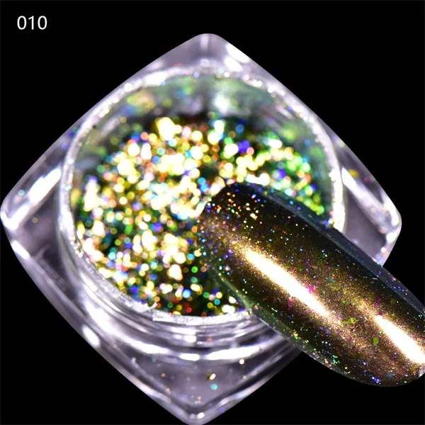 10A 3 шт BEAUTYBIGBANG зеркало для дизайна ногтей алюминиевые блестки хромированные Блестки для ногтей акриловая пудра погружающаяся пудра для украшения ногтей - Цвет: 10A