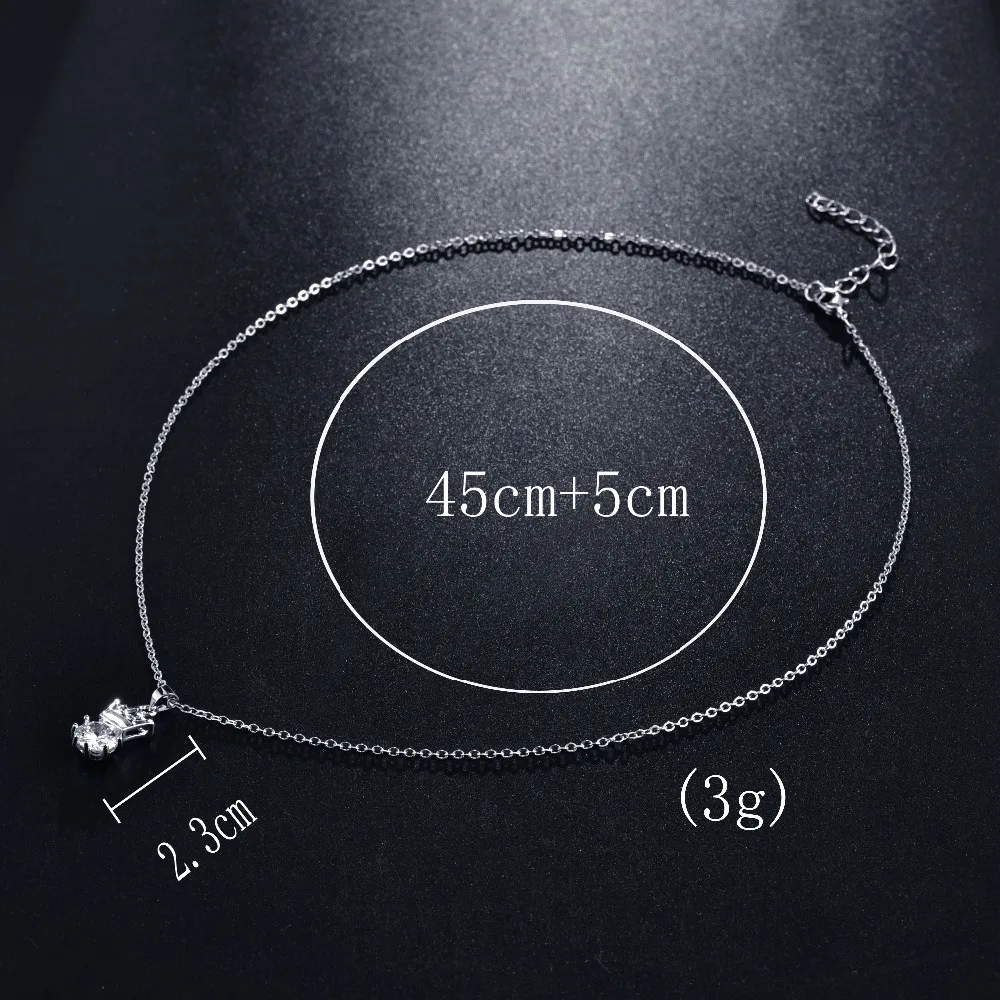 Женское колье с кристаллами vendimia Серебряное чокер цепочкой и подвесками|pendants for