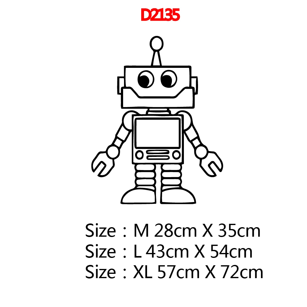 Мультяшные домашние украшения robort виниловые настенные наклейки для домашнего