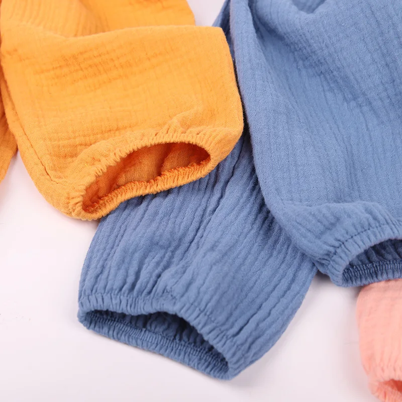 VearDoller Children's Pants Summer Solid Cotton Soft Boys Trousers Casual Girls Bloomers Baby Costume for 1-40Years Kids | Детская