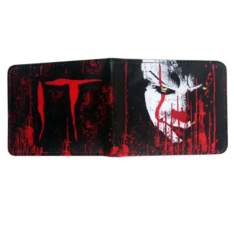 Кошелек мужской King's It Movie IT кошелек клоун кредитный ID держатель для карт кошелек на молнии монета карман