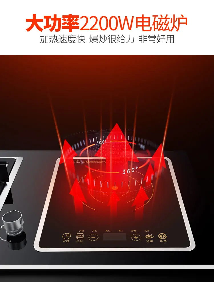 Встраиваемая газовая плита электрическая и двойного назначения настольная