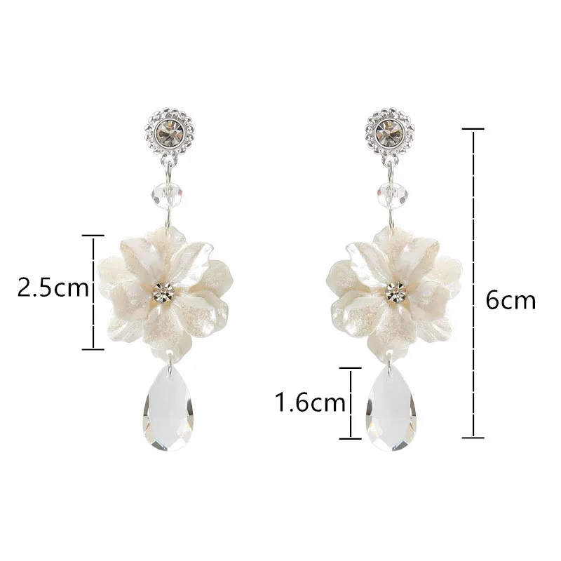 Новинка 2019 маленькие женские серьги подвески в винтажном стиле с прозрачными