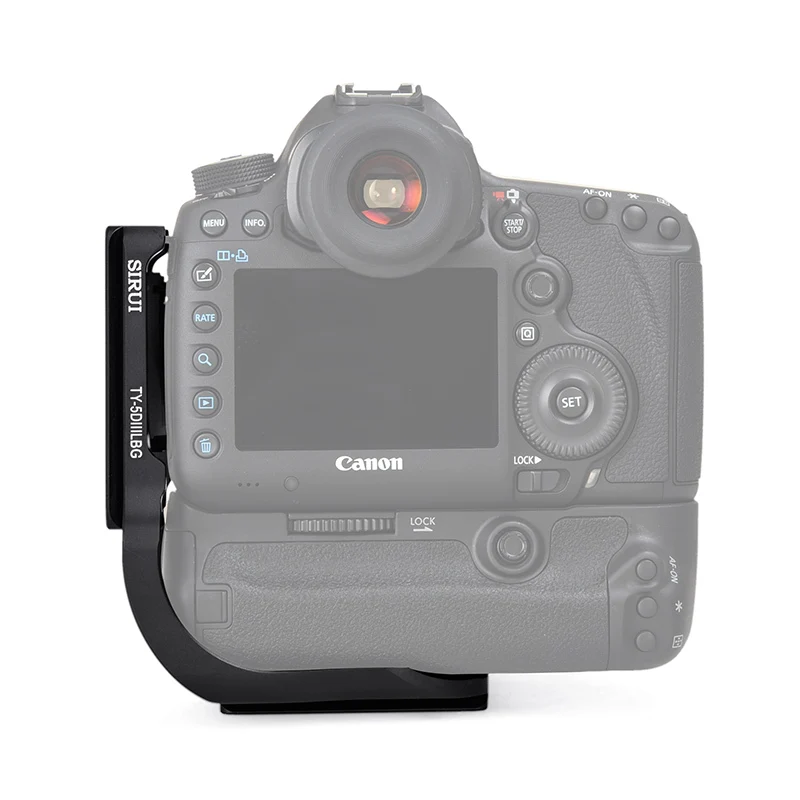Sirui БЫСТРОРАЗЪЕМНАЯ пластина L кронштейн для камеры Canon 5D Mark III вертикальный