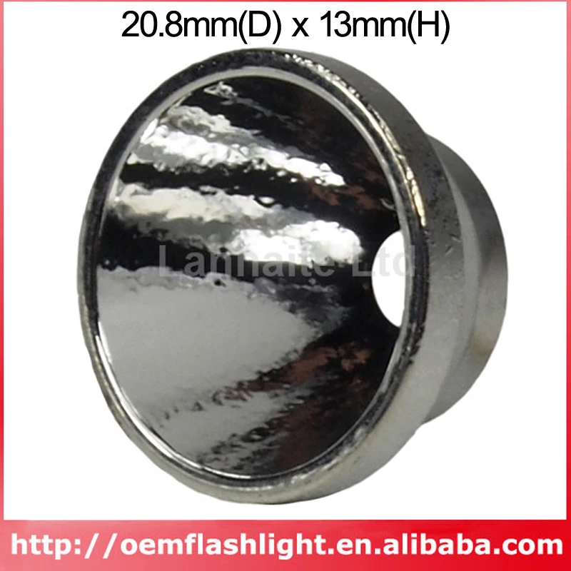 

20.8mm(D) x 13mm(H) OP Aluminum Reflector for Cree XP-G / XP-E