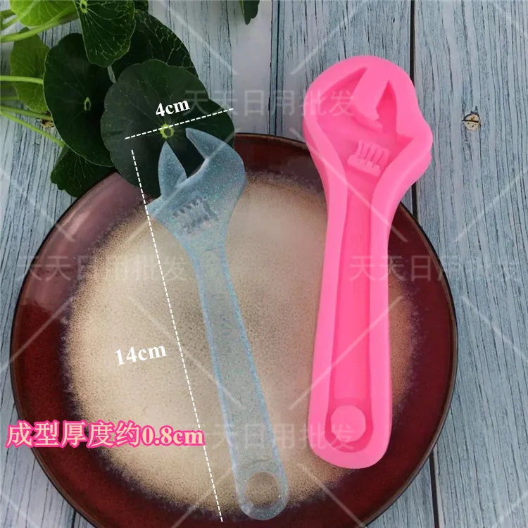 Гаечный ключ трубка для курения в форме молотка силиконовая форма сделай сам