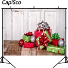 Детские рождественские деревянные фоны для фотосъемки с изображением каписко-студийный фон для студийной фотосъемки