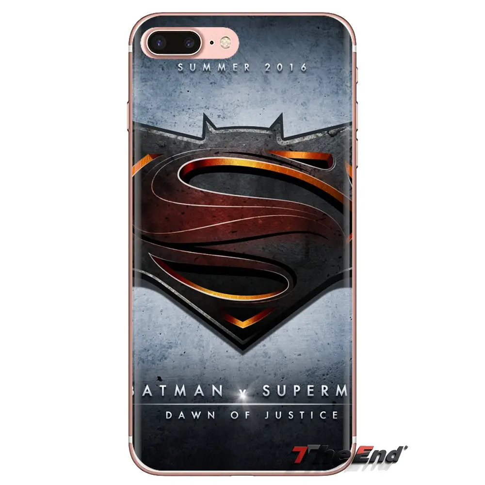 Супермен Человек из стали DC Comics для Samsung Galaxy S3 S4 S5 Mini S6 S7 Edge S8 S9 S10 Plus Note 3 4 5 8 9