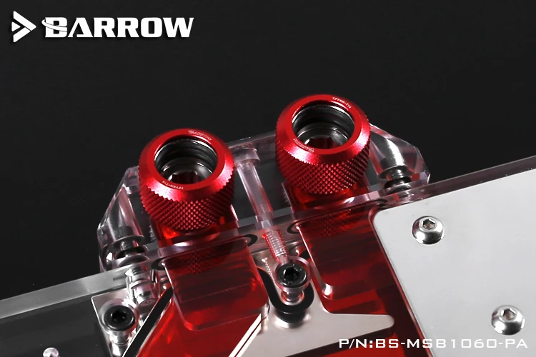 Barrow GPU водяной блок для MSI GTX1060 радиатор водяного охлаждения|gpu water block|water blockgpu |