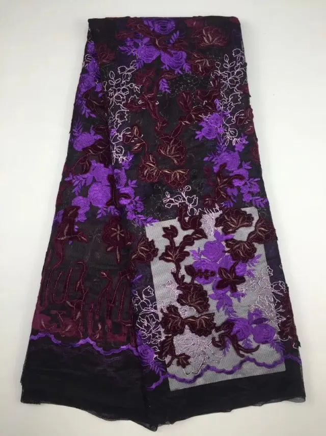 Latest African French Lace Fabric High Quality Tulle latest nigerian lace for Wedding dress ML6059 | Дом и сад