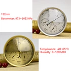 Аналоговый барометр, термометр, гигрометр, 132 мм, 128 мм, 3 в 1, метеостанция, измеритель температуры, влажности, атмосферного давления