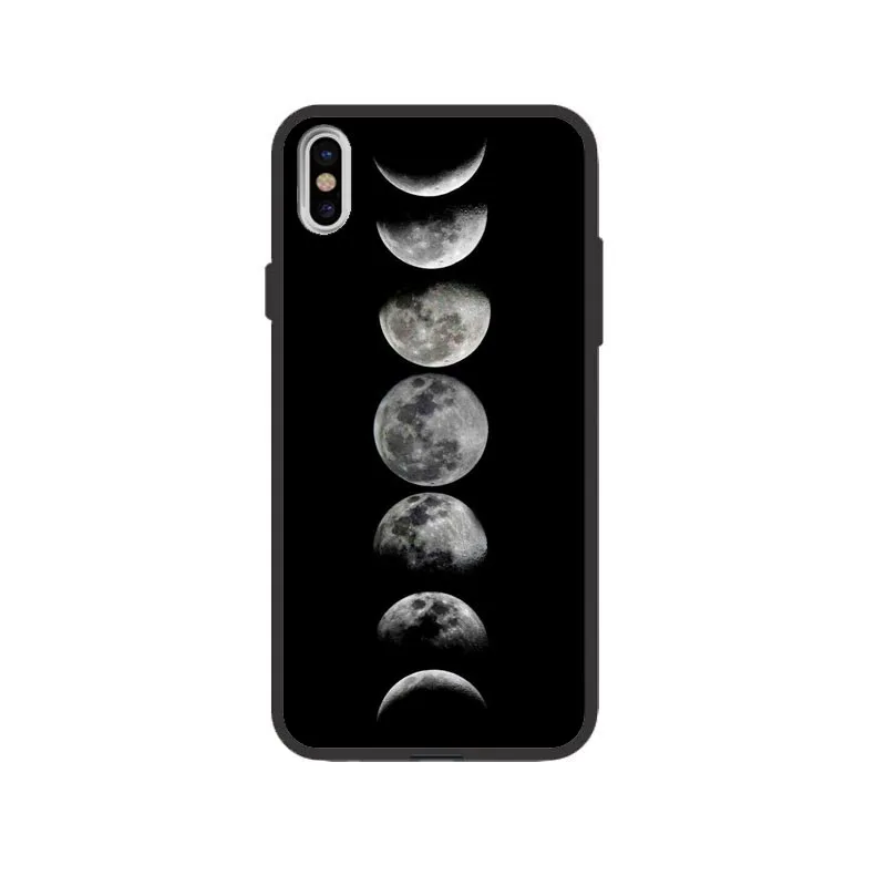 Чехол s для iphone 7 8 X SE, чехол для iphone 6 7plus XR XS Max Planet Star, Жесткий Чехол из поликарбоната - Цвет: Серый