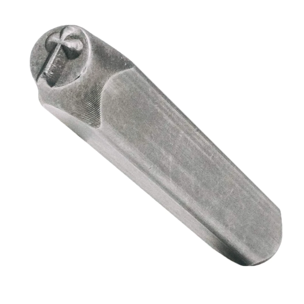 Металлический штамп в форме Креста 6 мм головка для изготовления ювелирных