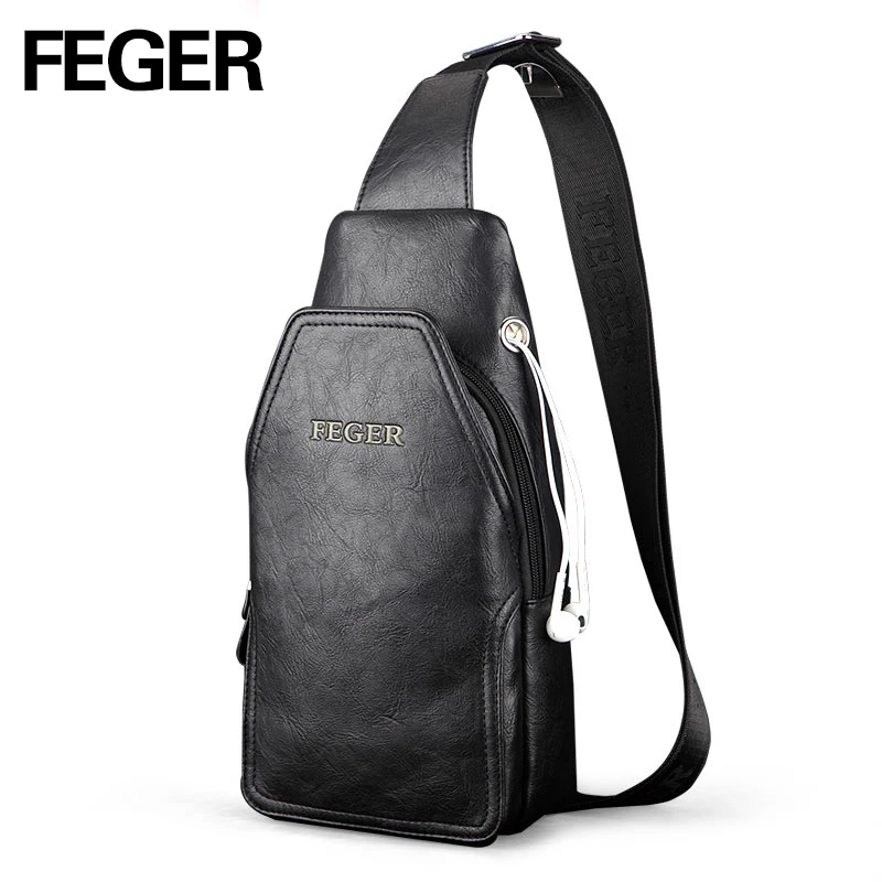 Для мужчин мужской груди мешок в виде ракушки Курьерские сумки магнитная