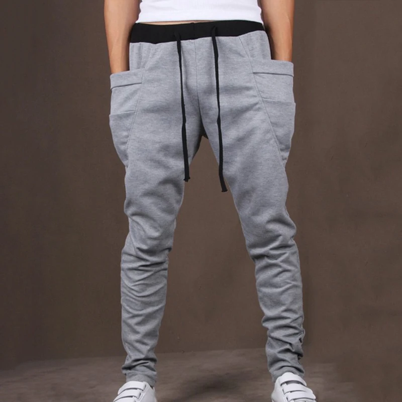 

Sweatpants Men Clothing Harajuku Pants Streetwear Mens Joggers Pants Gym Clothing Black Grey Bodybuilding Fitness Harajuku Pants