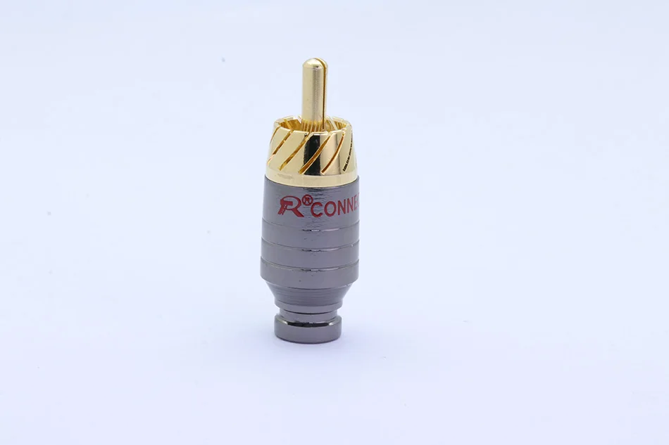 2 шт./1 пара Роскошные пайки RCA разъем Jack разъем динамик аудио выход/вход Адаптер штекер позолоченный разъем для наушников