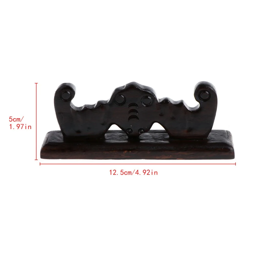 Винтажная подставка для ручек с 4 слотами китайской каллиграфии деревянная