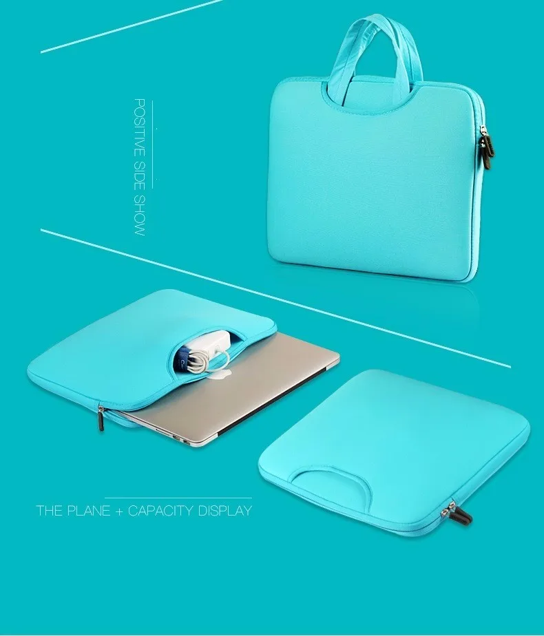 Новая сумка для ноутбука на молнии, чехол для компьютера Macbook Air Pro retina 11 12 13 13,3 14 15 15,4 15,6 дюймов, сумка для ноутбука с сенсорной панелью
