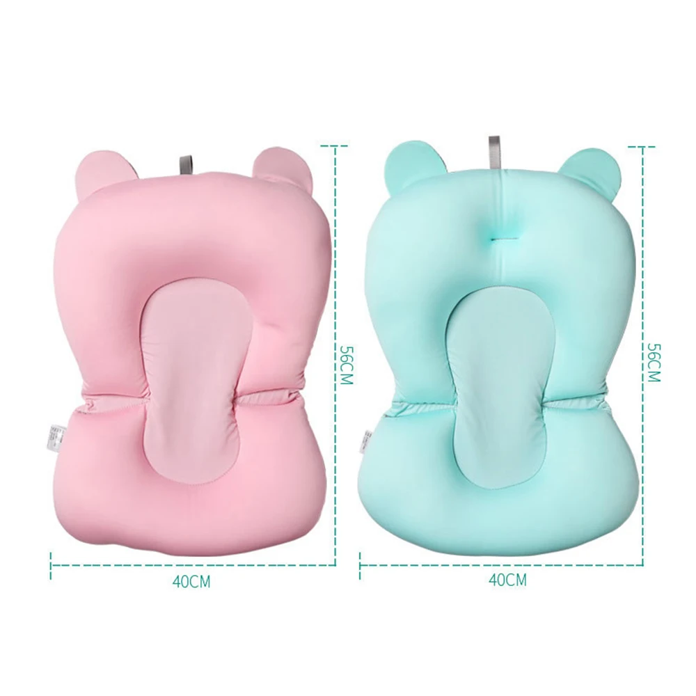 Портативные Детские ванночки с воздушной подушкой нескользящее сиденье для