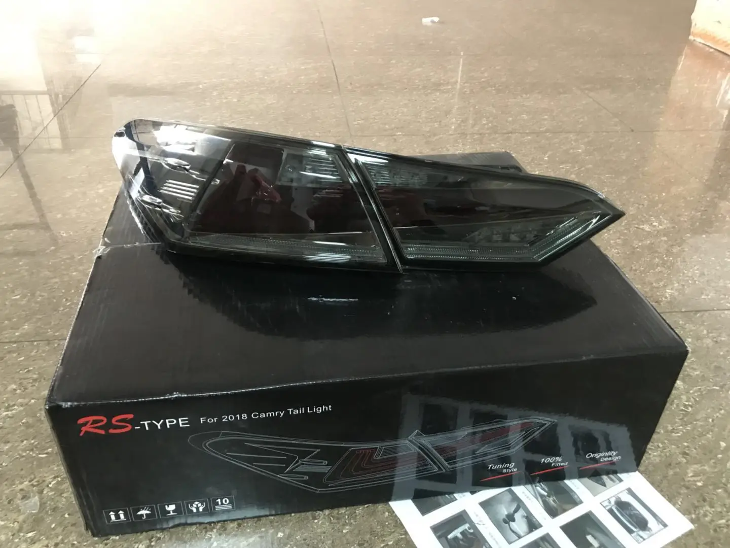 Автомобильный Стайлинг для Toyota Camry задние фонари Camry светодиодный задний фонарь DRL+ Динамический сигнал поворота+ тормоз+ задний фонарь заднего хода 4 шт - Цвет: red-balck color
