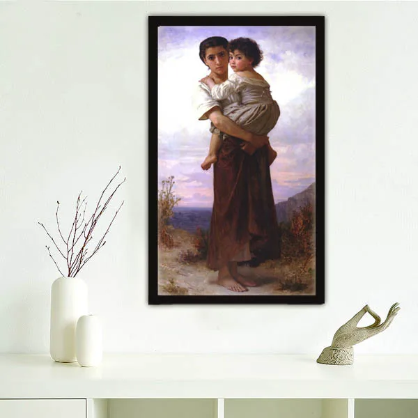 

Handmade Oil painting reproduction Young Gypsies by William Bouguereau