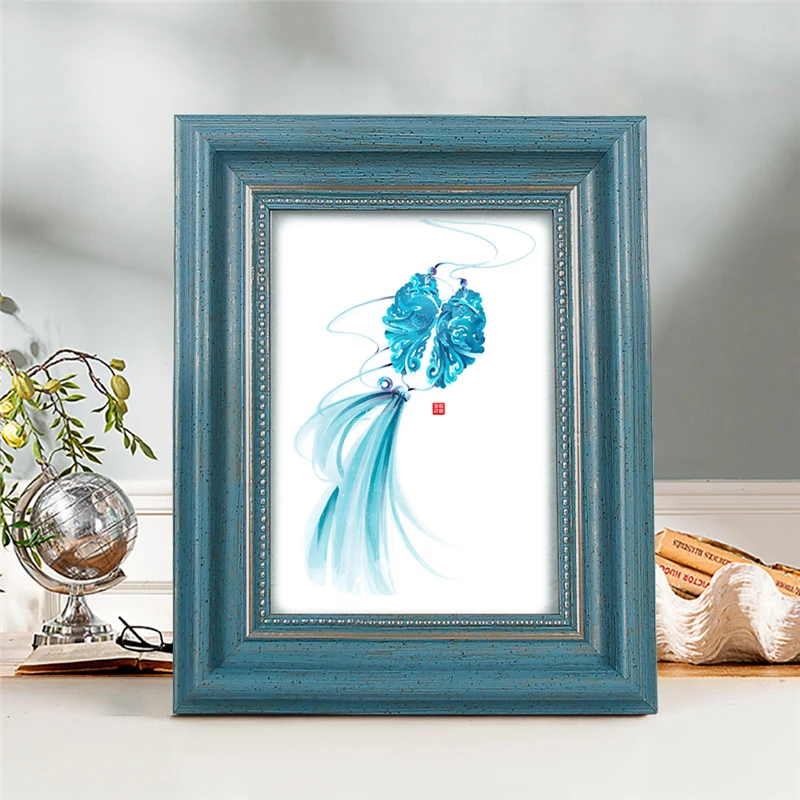 5 размеров винтажная фоторамка для семейных свадебных фотографий настольный