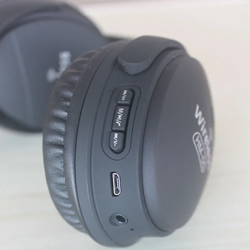 Беспроводные наушники, Bluetooth гарнитура, складные регулируемые наушники с микрофоном, поддержка аудио кабеля, TF карта, воспроизведение для телефона, ПК, MP3