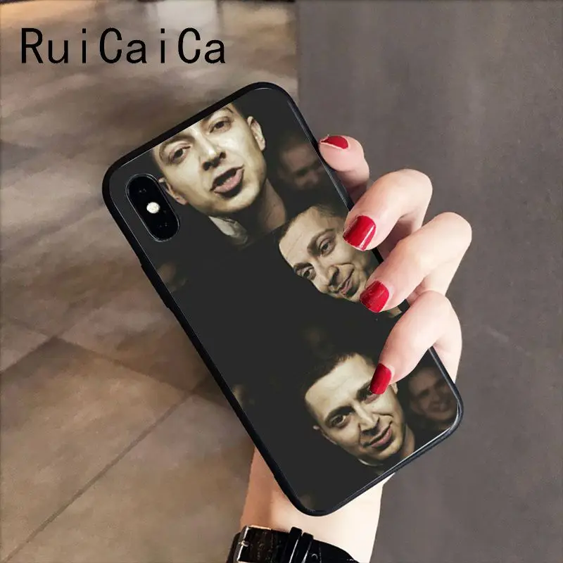 RuiCaiCa русский Рэппер Oxxxymiron DIY печать рисунок чехол для телефона iPhone 5 5Sx 6 7 7plus 8 8Plus X