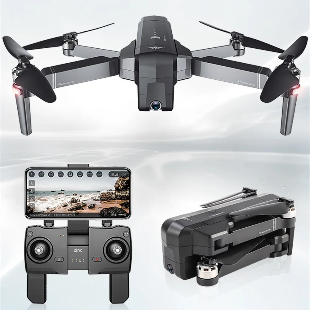 SJRC F11 GPS Дроны с камерой HD 1080P FPV управление жестами селфи складной бесщеточный