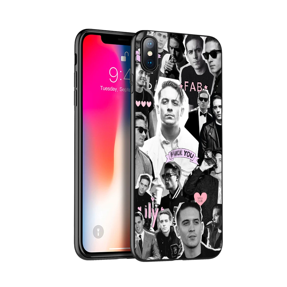 Черный чехол из термопластичного полиуретана для iphone 5 5s SE 2020 6 6s 7 8 plus x 10 силикона