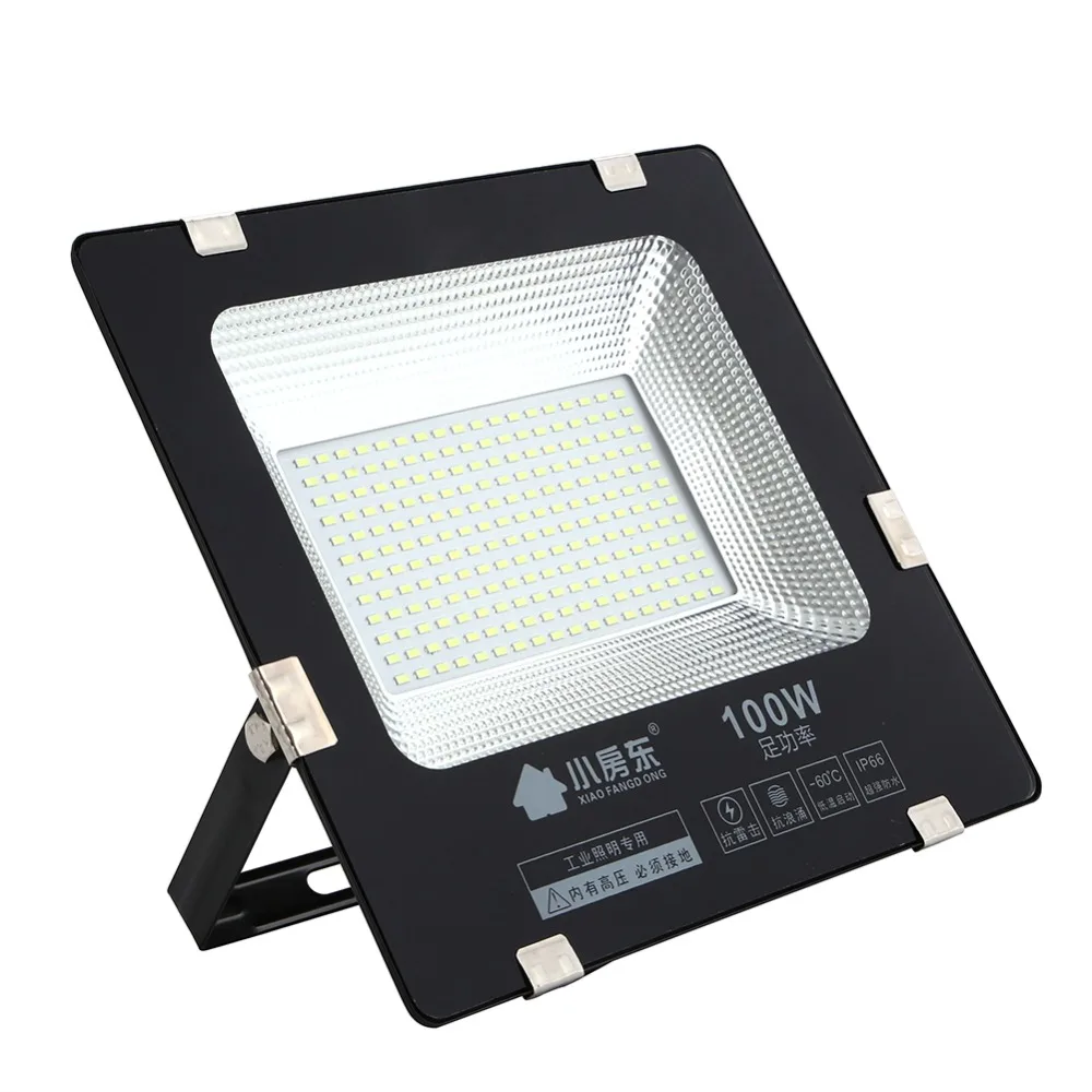 100 Вт Светодиодный прожектор Ip66 водонепроницаемый Наружное AC170 240V освещение