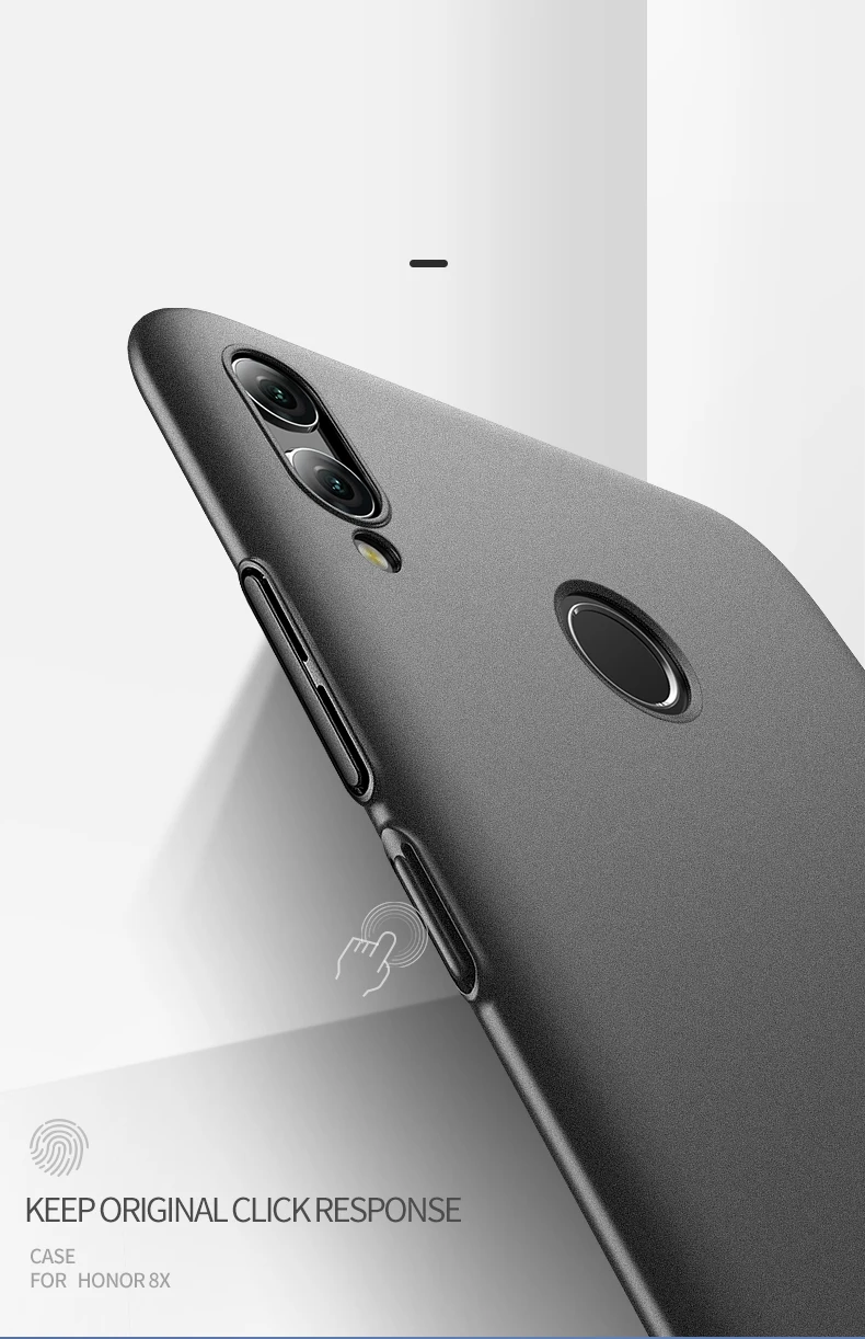 Тонкий чехол s для Honor 8X, жесткий легкий Чехол из поликарбоната, Ультратонкий матовый чехол для huawei Honor 8X Honor 8X Max 7X 6X, чехол для телефона