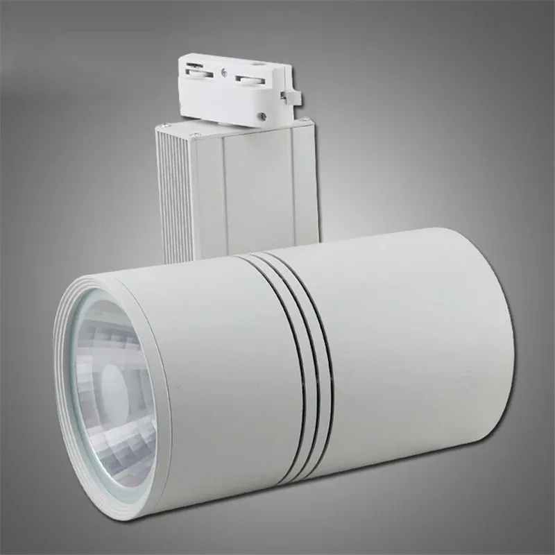 LED Track light 30W AC85-265V Lighting Retail Spot Wall Lamp Rail Spotlights Replace Halogen Lamps White/Black | Лампы и освещение