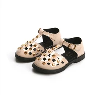 girls hollow baotou sandals 2019 summer new korean girls princess shoes childrens sandals fashion lining sandals size26 30