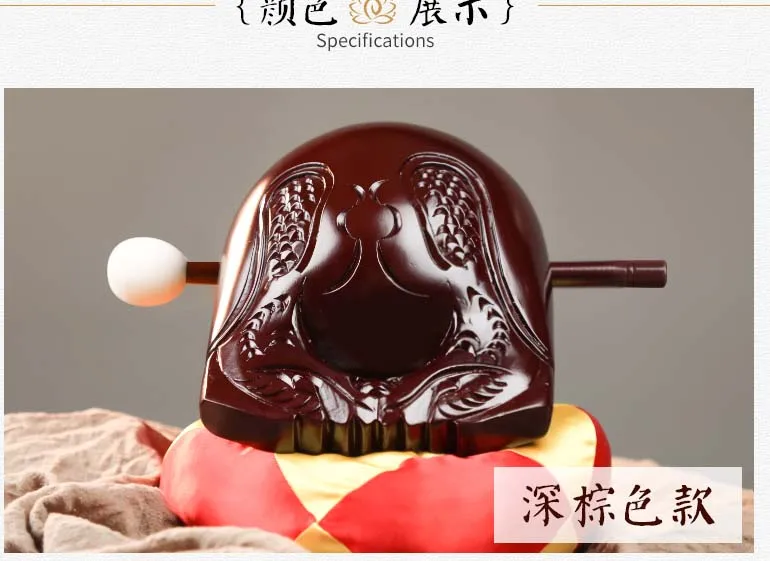 HOT SALE - HOME Temple Taoism Buddhism believer chanting scriptures Buddhist Articles Instrument Pray Muyu wooden fish knocker | Дом и сад