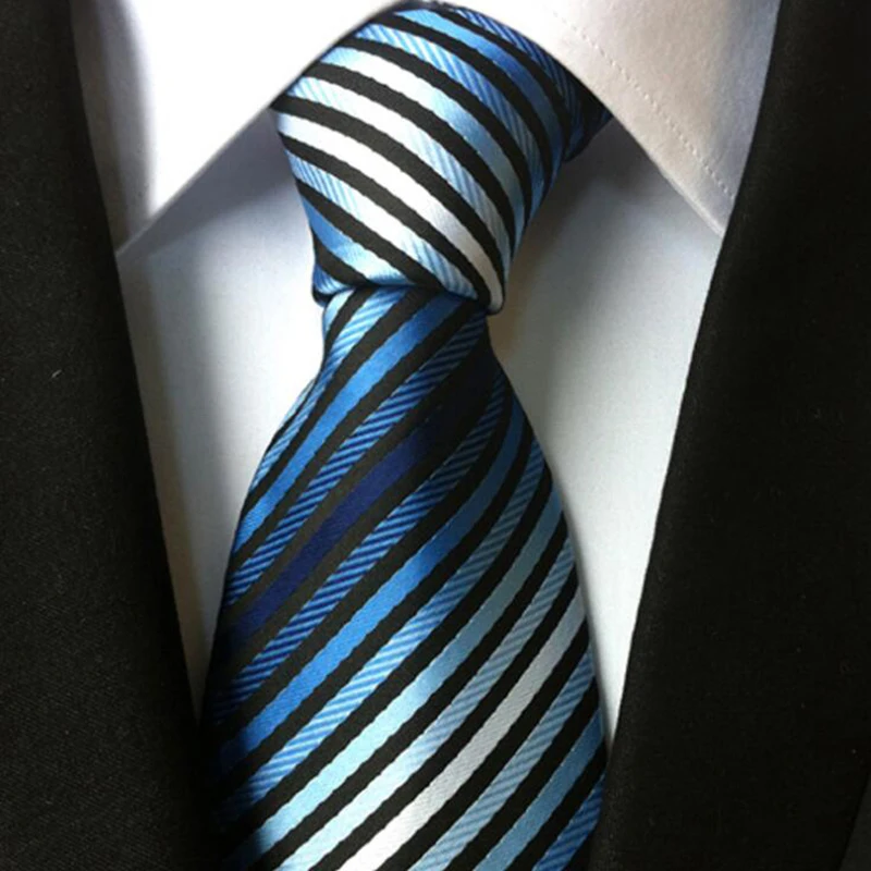 Галстук мужской деловой шириной 8 см жаккардовый Плетеный свадебный платок