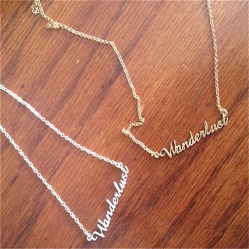 50pcs-Fashion Wanderlust Hand Stampe ювелирное изделие для путешественников неторопливо