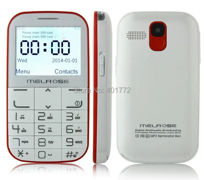 Оригинал Мелроуз Старший Телефон i310 + Большой Динамик/Шрифт/Фонарик Дешевые