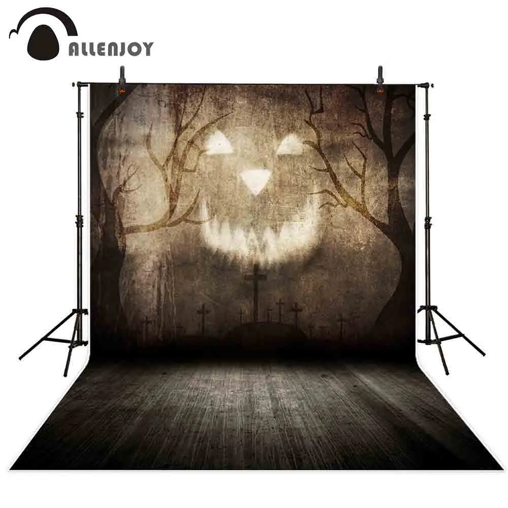 Alenjoy фон для фотосъемки Хеллоуин grungy room Тыква дерево фотобудка фотосессии|Фон