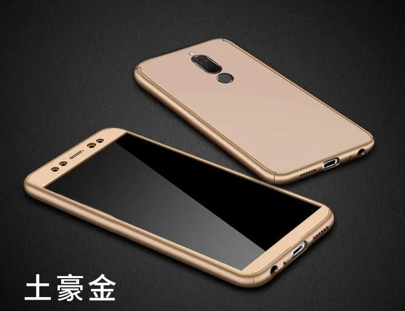 360 Full Coverage For Huawei Mate 10 Lite Honor 9i Case Protective Plastic + Tempered Glass Nova 2i Maimang 6 |