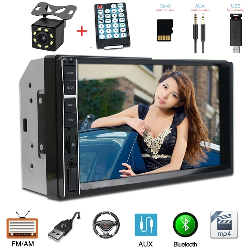 Автомагнитола 2 din Автомобильная магнитола HD 7 &quotсенсорный экран автомобильное