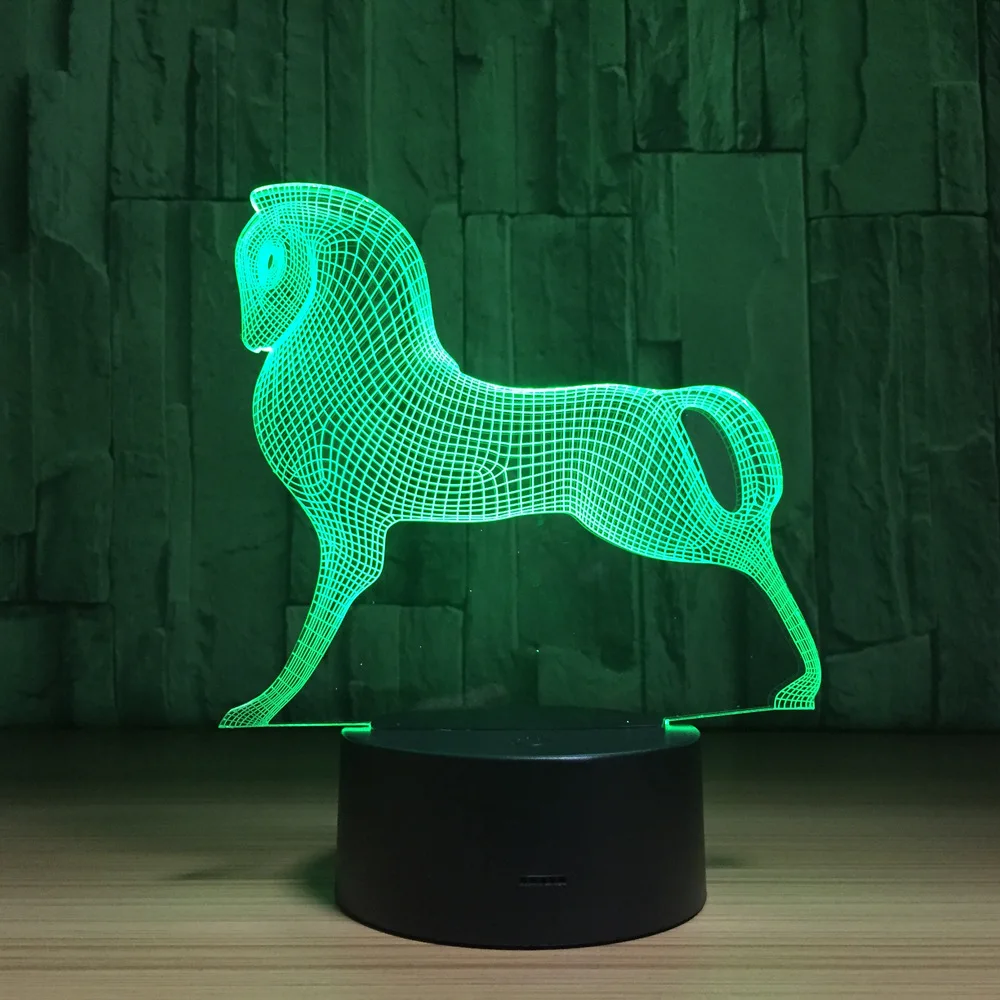 Симпатичные Красочные игрушки Лошадь Пони Мой маленький пони 3D иллюзия