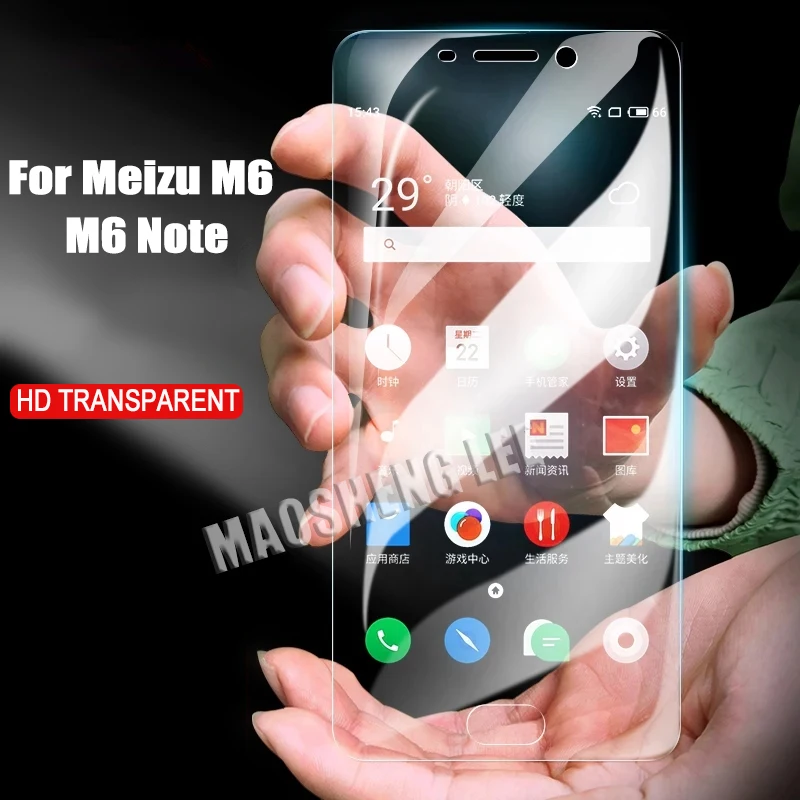 2 шт., закаленное стекло для Meizu M6 Note, 5,5 дюймов, защита экрана 9 H, 2.5D, против Blu-ray, защитное стекло, пленка для Meizu M6, 5,2 дюймов