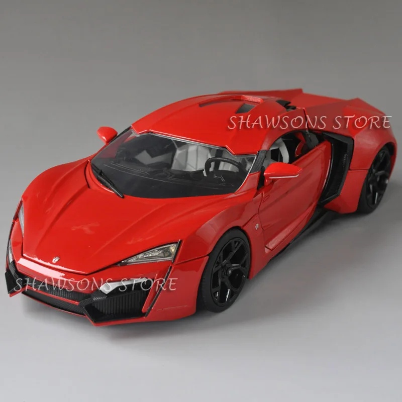 JADA литой металл модель автомобиля игрушка 1:18 Lykan HyperSport миниатюрная копия коллекция