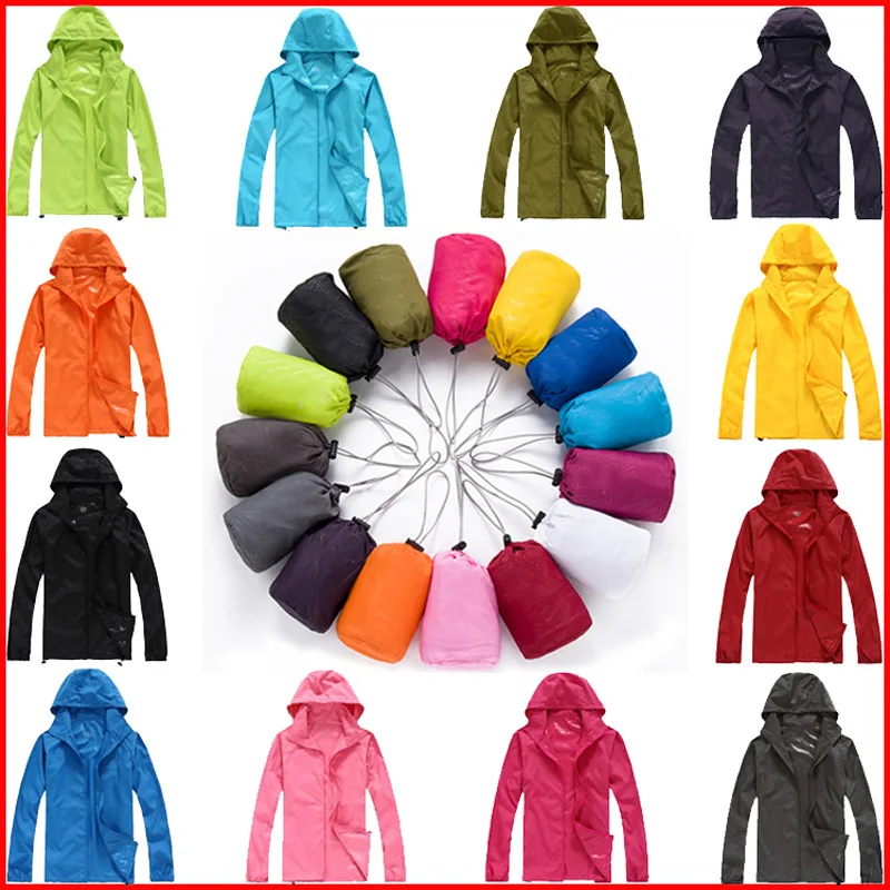 

summer jacket men women jackets breathable lovers hooded wind coat hoodies outdoor sun-proof waterproof jacket coat outerwear
